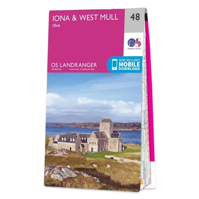 OS Landranger Map 48 - Iona and West Mull